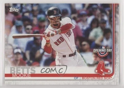 2019 Topps Opening Day Mookie Betts (Batting Horizontal) #33 - Image 1 of 2