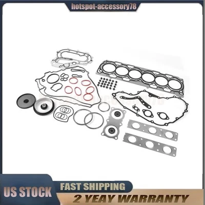 Kit de vedações de junta de revisão de motor para Volvo XC60 XC70 XC90 S80 V70 3.2 L6 B6324S - Imagem 1 de 4