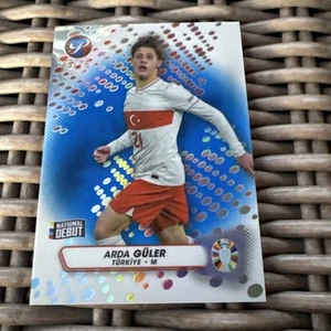 2023 Topps Pristine Soccer UEFA EURO Arda Guler BLUE Refractor 73/75 DEBUT # 190 - Picture 1 of 2