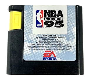 NBA Live 95 Sega Genesis 1994 Electronic Arts Vintage Cartridge Only Tested - Bild 1 von 6