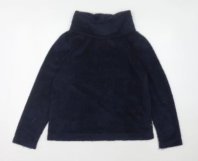 Regatta Women's Blue Fleece Roll Neck Sweatshirt Size 12 - Image 1 of 4