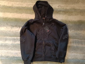 Supreme Y's by Yohji Yamamoto Zip Up Hooded Sweatshirt Black Size M - Bild 1 von 2