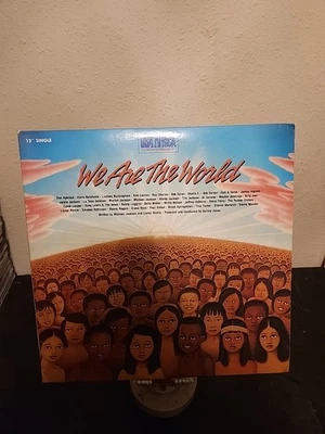 We Are The World (Майкл Джексон) США для Африки (виниловая пластинка, 1985) 12» сингл - Изображение 1 из 4