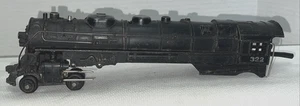 AMERICAN FLYER 322 HUDSON STEAM LOCOMOTIVE BOILER/SHELL W/COWCATCHER/PILOT WHEEL - Picture 1 of 17
