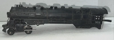 AMERICAN FLYER 322 HUDSON STEAM LOCOMOTIVE BOILER/SHELL W/COWCATCHER/PILOT WHEEL - Image 1 of 4