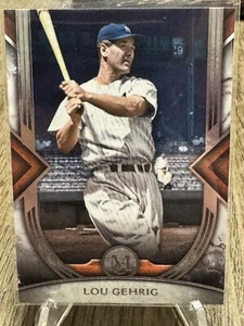 2022 Topps Museum Collection Lou Gehrig #84 New York Yankees MLB - Picture 1 of 2