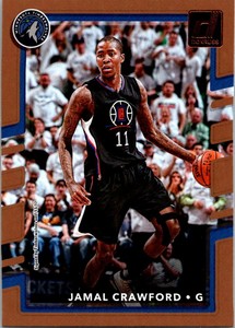 2017-18 Donruss Basketball Jamal Crawford G Minnesota Timberwolves sk0923