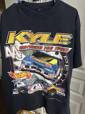 Camiseta Kyle Petty Vintage Años 90 NASCAR Racing 28 x 22 Hot Wheels Foto 1 de 4