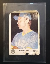 1981-82 Venezuelan Winter League Sticker Ron Matjyka #1 Manager