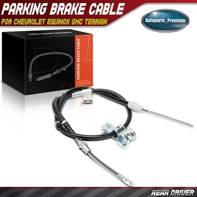 Rear Driver Left Parking Brake Cable for Chevrolet Equinox GMC Terrain 2010-2017 - Image 1 of 4