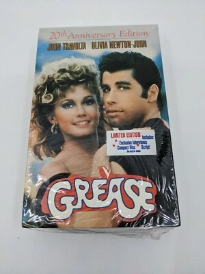 Grease 20th Anniversary (1998) Limited Edition VHS Tape + Megamix CD - Sealed - Image 1 of 2
