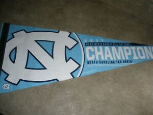 2017 NCAA Men's Basketball National Champions Pennant North Carolina Tar Heels