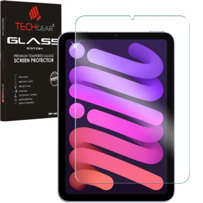 TECHGAER TECHGEAR TEMPERED GLASS Screen Protector For Apple iPad Mini 7 2024 / Mini 6
