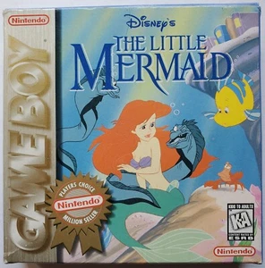The Little Mermaid (Nintendo Game Boy, 1991) COMPLETE CIB Disney Gameboy Capcom - Picture 1 of 9