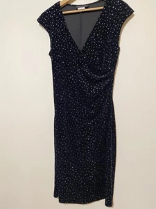 vintage y2k 90s slinky slip mini dress Sparkle Grunge Aesthetic NYE Goth Velour - Picture 1 of 10