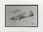 Original drawing ARNHEM D-DAY AIRBORNE SIGNED BY TWO GLIDER PILOTS  HORSA, SMITH