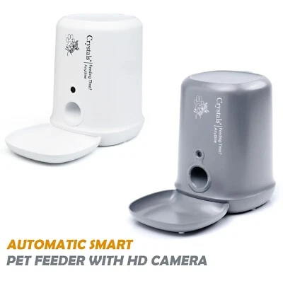 PET FEEDER Automatic SMART with 1080P HD Wifi Camera, Smart Feed Auto Pet Food - Image 1 of 3