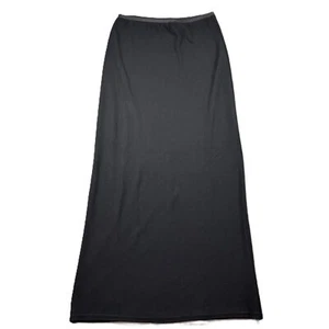 J. Jill Skirt Pull On Elastic Waist Midi Career Workwear Business Black XS A175 - Picture 1 of 9