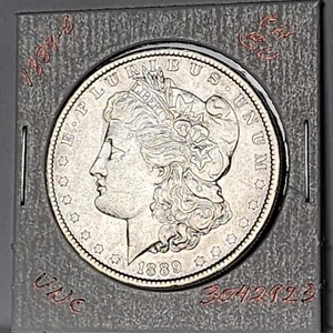 1889-O MORGAN SILVER DOLLAR BLAST WHITE CH BU #3042923-120U - Picture 1 of 4