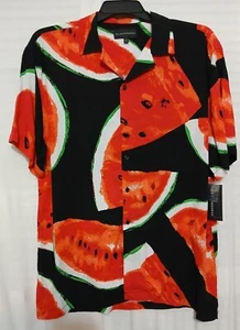 No Boundaries Men's Watermelon Rayon Shirt Sizes: M, L, & 2XL U Pick 1 - Picture 1 of 4