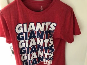VINTAGE RED NEW YORK GIANTS MEDIUM TEE-SHIRT NFL TEAM APPAREL - Picture 1 of 3