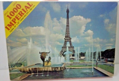 PARIS/EIFFEL TOWER-Waddington's House of Games-IMPERIAL 1000 piece jigsaw puzzle - Image 1 of 3