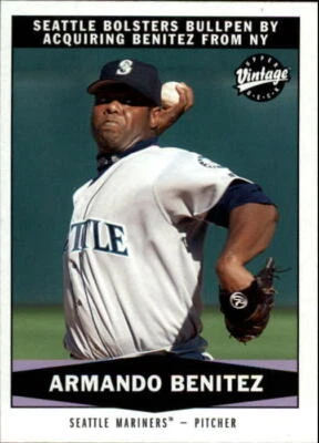 2004 Upper Deck Vintage #333 Armando Benitez TR - NM-MT - Image 1 of 2