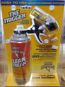 White Lightning Trigger Chain Cleaning System Bicycle Degreaser-12oz-ORMD-NOS