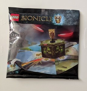 *NEW* LEGO Bionicle Villain Pack with Gold Skull Grinder Mask with Stand 50029