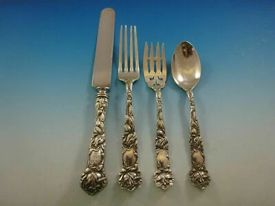 Rosa nupcial de Alvin plata esterlina tamaño regular ajuste(s) lugar(s) 4 piezas Foto 1 de 4