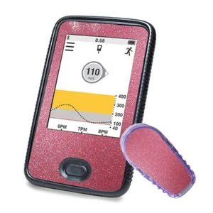Aufkleber für Dexcom G6 Sticker (Receiver + Transmitter) - Rosa Glitzer | Dia... - Picture 1 of 1