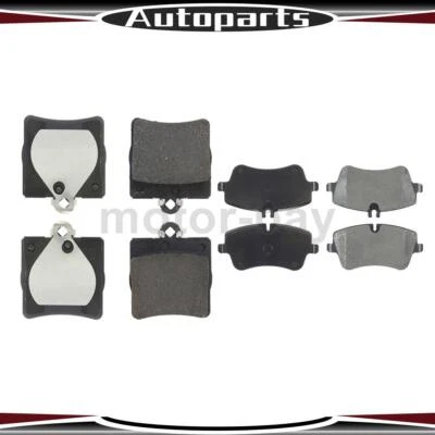 Juego de pastillas de freno delanteras traseras centradas para Mercedes-Benz C230 2002 2003 2004 2005 Foto 1 de 4