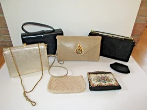 Vintage bestickte Geldbörsen Clutches Münzen Lot - Bild 1 von 17