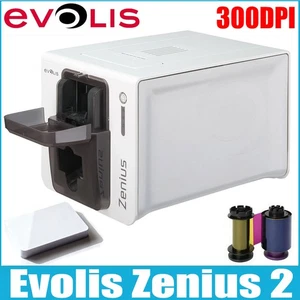 Evolis Zenius2 300dpi Single-Sided ID Card Printer Professional ID Card USB Port - Picture 1 of 14
