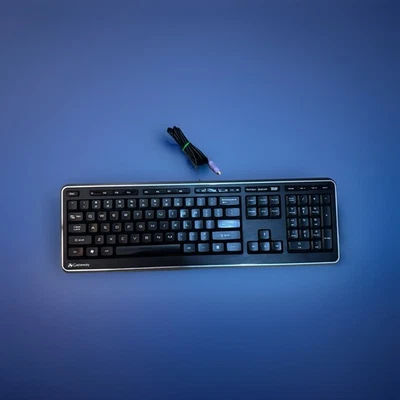“Gateway KB-0817 Wired PS/2 Keyboard Vintage Black Windows Key Tested Works” - Image 1 of 4