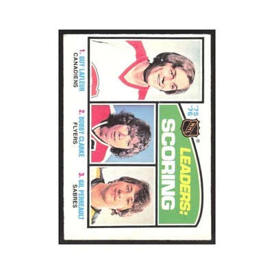 1976 Guy Lafleur/Bobby Clarke/Gilbert Perreault Montreal Canadiens/Philadelphia - Image 1 of 3