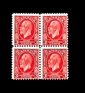 CANADA Stamp Block - 1933 King George V 3c MNH r3🔥 - Picture 1 of 2