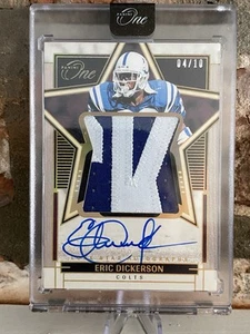 2023 Panini One Lone Star Autographs Eric Dickerson #99 Gold /10 (AU) - Bild 1 von 2