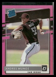 2020 Donruss Optic #82 Andres Munoz Pink - Picture 1 of 2