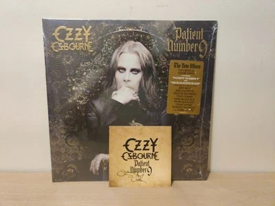 Ozzy Osbourne Patient Number 9 Clear Vinyl Signed Autographed Insert Seam Split - Image 1 of 4