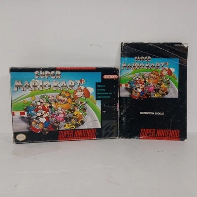 Без игры Super Mario карта коробка и руководство только Super Nintendo SNES, 1992 без игры  - Изображение 1 из 4