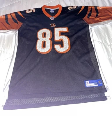 Chad Johnson - Cincinnati Bengals - Negro - Reebok - Jersey - Cosido - 2XL Foto 1 de 4