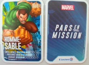 CARTE MARVEL PARS EN MISSION LECLERC 2022  - N°065 HOMME-SABLE - Picture 1 of 1