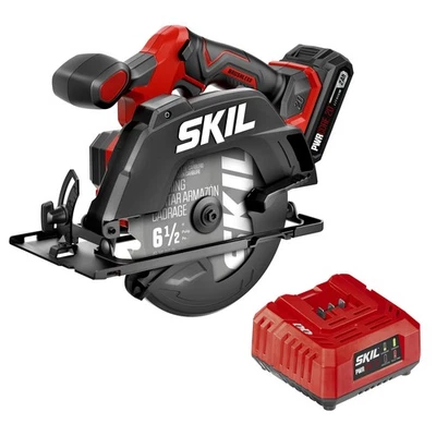 Skil Pwr Core 20 6 1 2 Inch Cordless Circular Saw Kit With Brushless Motor - Image 1 of 4