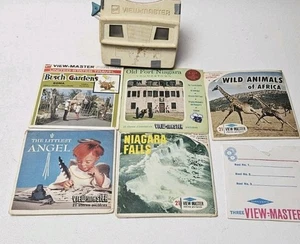 Vintage GAF Viewmaster Lot with 6 Reels Busch Gardens Niagra Falls Wild Animals - Picture 1 of 12