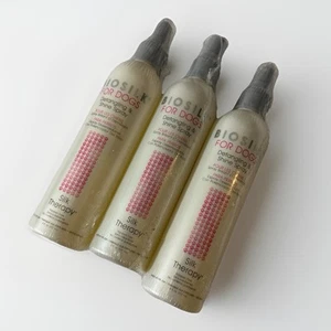 3X BIOSILK for Dogs Detangling & Shine Spray Lot 8 fl. oz. Each Silk Therapy - Picture 1 of 2
