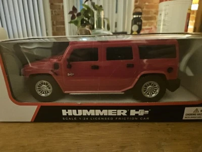 hummer® h2® 1:24 carro de fricção licenciado - Vermelho Idade 3+ - Imagem 1 de 4