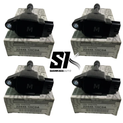 Bobina de encendido Nissan Versa para nota de 1,6 L para bujía 22448-1HC0A Micra X4 Foto 1 de 4
