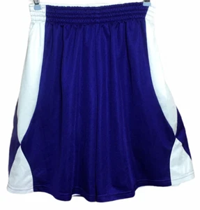 Men's Teamwork Athletic Apparel Shorts Reversible Purple & White Size Medium - Picture 1 of 7