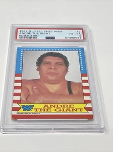 1987 O-Pee-Chee OPC WWF Wrestling Andre the Giant #2 PSA 4 RARE WWE WCW Centered - Picture 1 of 2